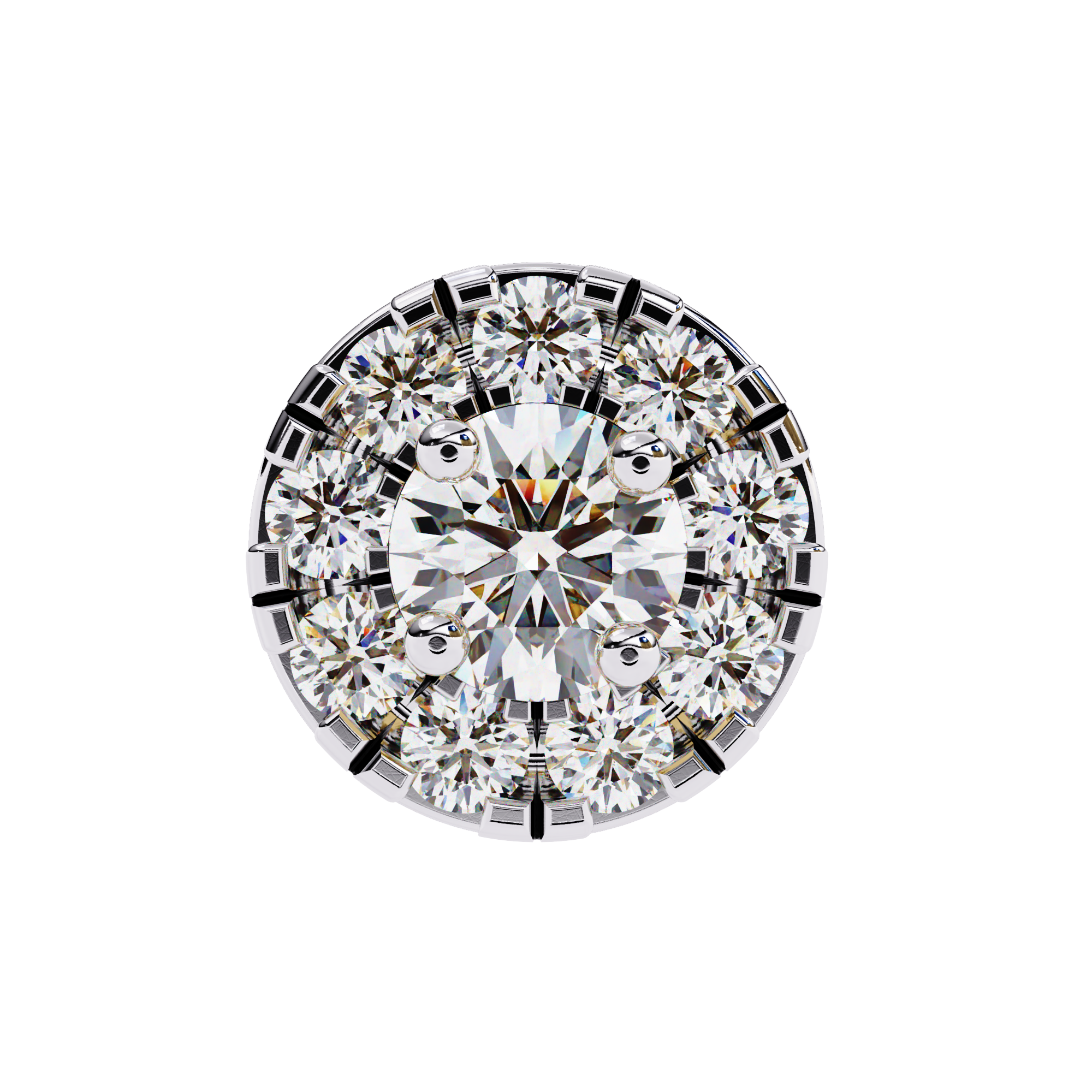Everyday diamond stud earrings with affordable lab grown diamonds