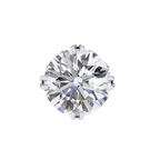 Elegant Round cut diamond stud earrings
