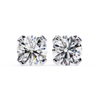 Luxury Round cut diamond stud earrings