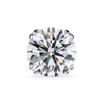 Elegant Round cut diamond stud earrings