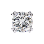 Elegant cushion cut diamond stud earrings