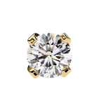 Elegant Round cut diamond stud earrings