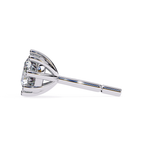 White Gold Round diamond Earring