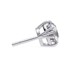 Designer Round diamond stud earrings