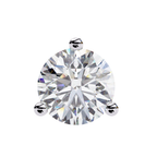 Elegant Round cut diamond stud earrings