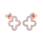 Lab grown diamond stud earrings