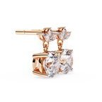 Minimal yet elegant diamond dangle earrings for women