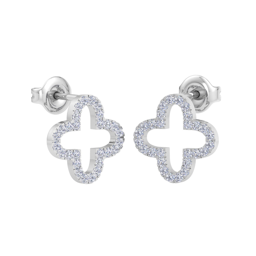 Lab grown diamond stud earrings