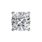 Elegant cushion cut diamond stud earrings