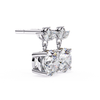 Minimal yet elegant diamond dangle earrings for women