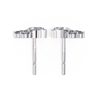 White Gold Lightweight diamond stud earrings