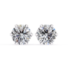 Diamond stud earrings
