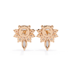 High sparkle diamond stud earrings