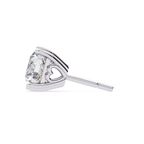 White Gold Round diamond Earring