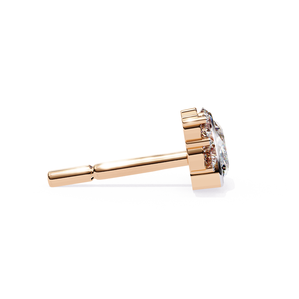 Rose Gold Everyday wear diamond stud earrings