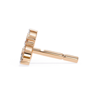 Minimal diamond stud earrings