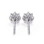 Diamond stud earrings