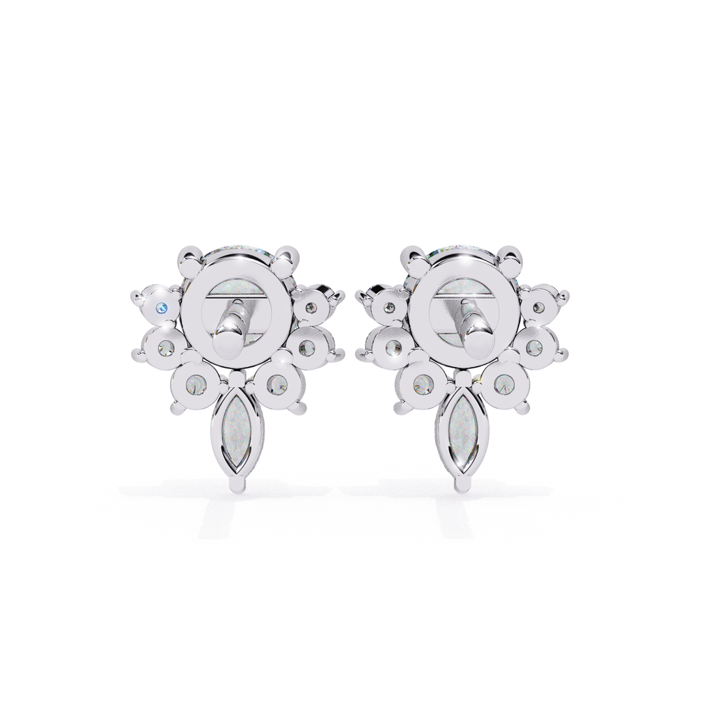 Everyday diamond stud earrings