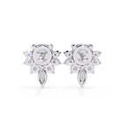 Everyday diamond stud earrings