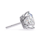 Luxury round diamond studs