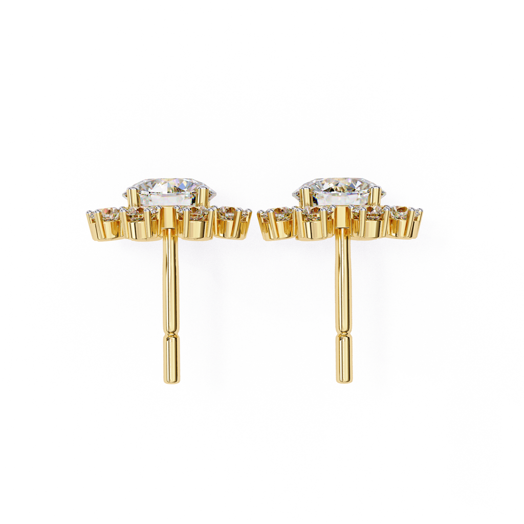 Premium lab grown diamond earrings