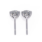 White Gold Diamond stud earrings