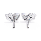 Premium diamond stud earrings marquise style for women