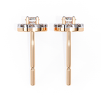 Minimal yet glamorous diamond stud earrings for everyday wear