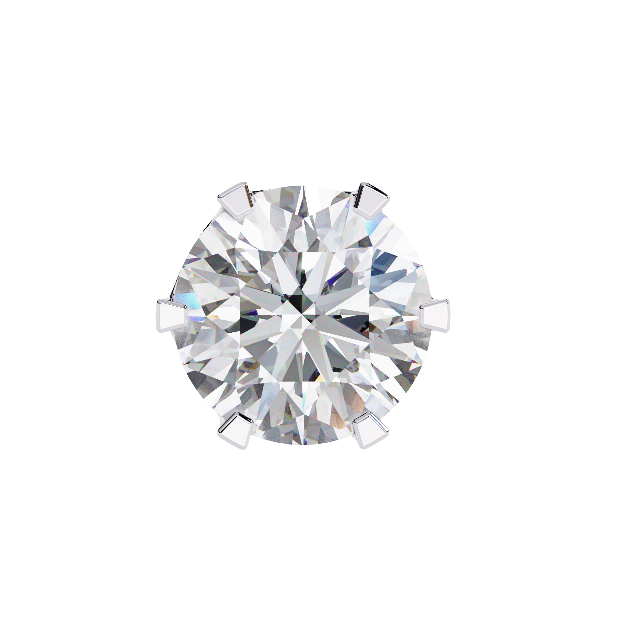 White Gold Diamond stud earrings