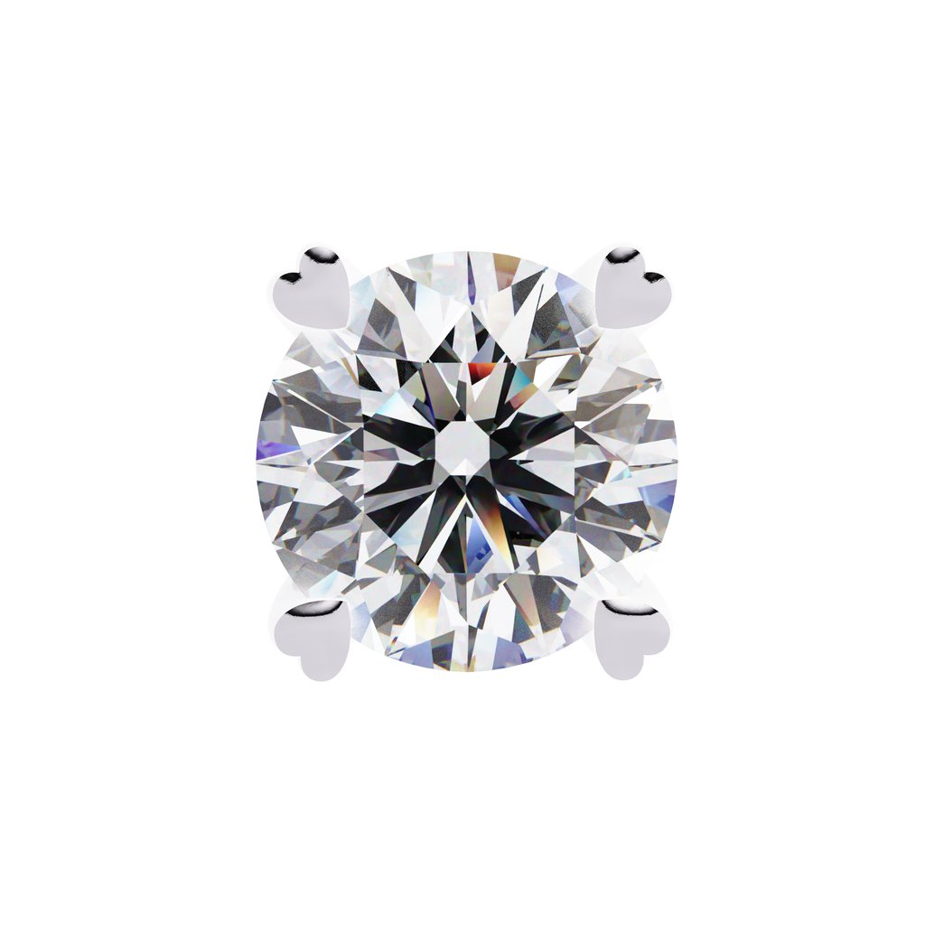 White Gold Diamond stud earrings