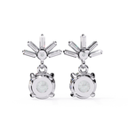 Glamorous diamond drop earrings for everyday wear