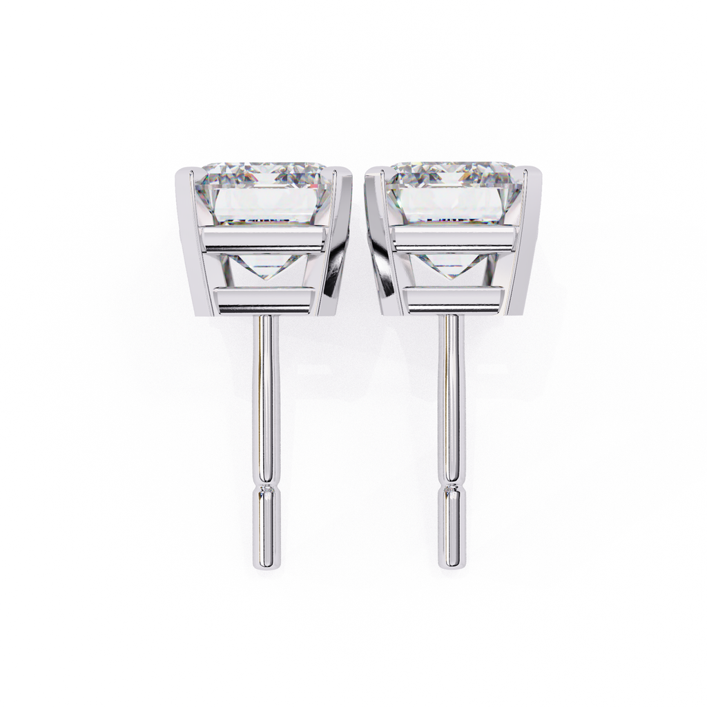 Designer Emerald diamond stud earrings