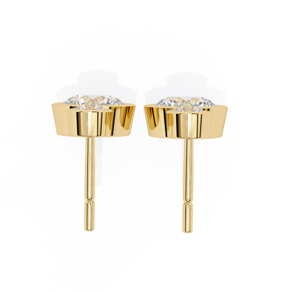 Lab grown diamond earrings