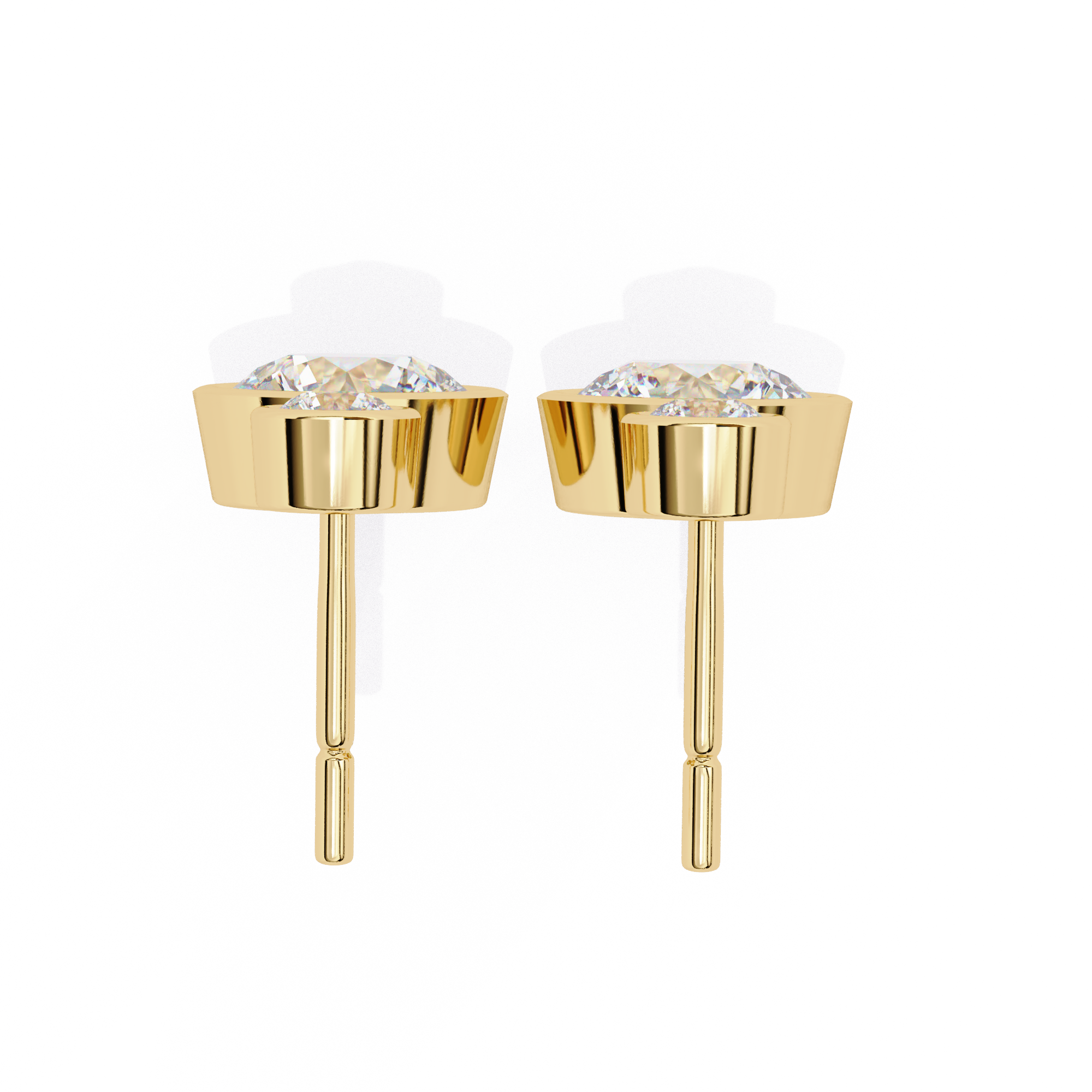 Lab grown diamond earrings