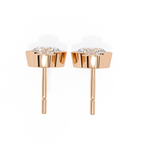 Lab grown diamond earrings