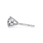 Round diamond stud earrings
