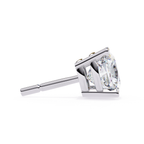Cushion diamond stud earrings