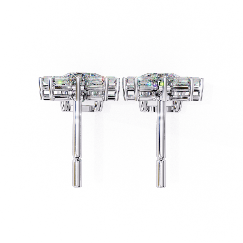 Luxury diamond earrings