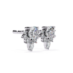 High sparkle diamond stud earrings