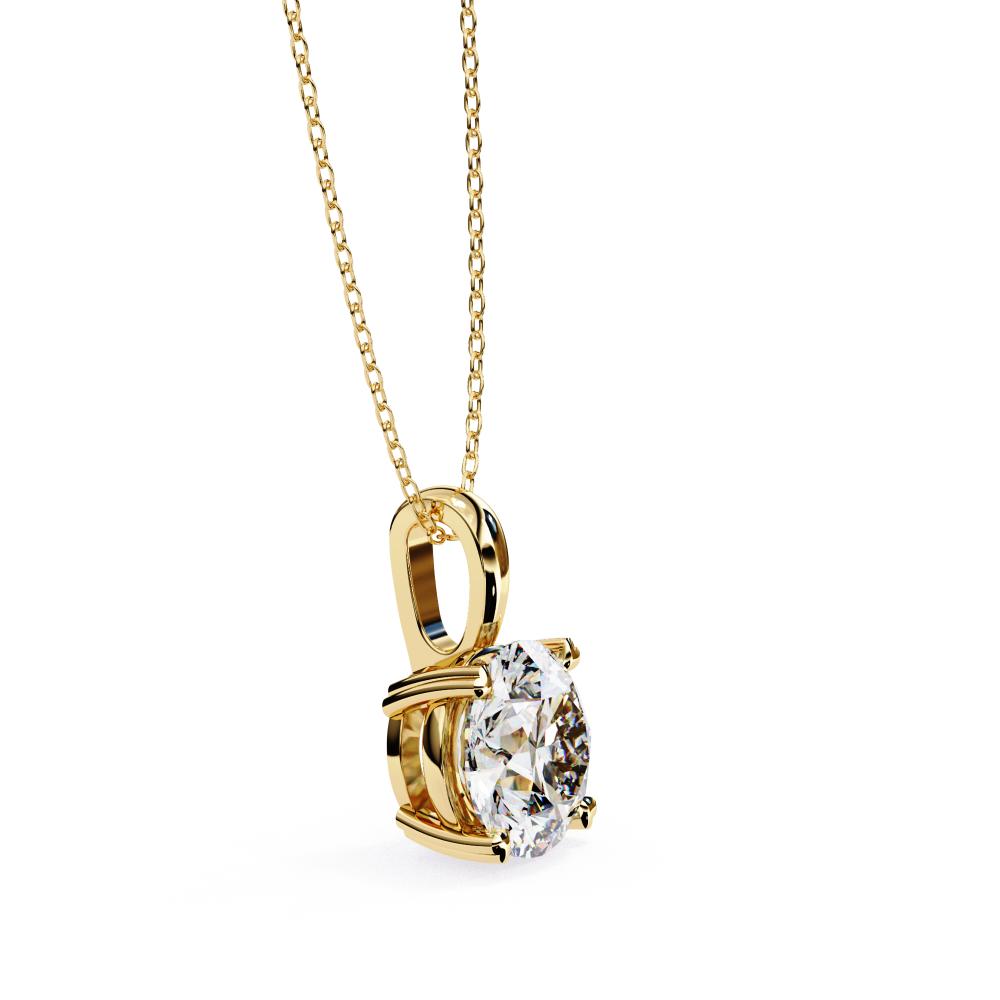 Gold Diamond Pendant Chain