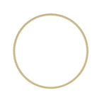 Gold necklace on a white background