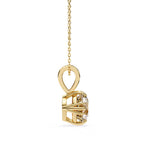 Diamond pendant necklace in gold