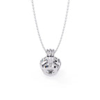 White Gold Diamond Pendant Chain