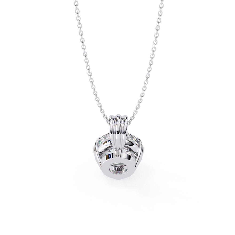 White Gold Diamond Pendant Chain