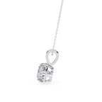 Diamond pendant in white gold