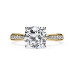 Affordable cushion cut diamond ring Melbourne