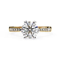 Affordable round shape diamond ring in Melbourne
