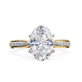 Affordable oval shape diamond ring in Melbourne