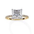Princess cut diamond ring for engagement in Australia