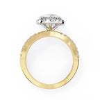 Diamond engagement ring in gold